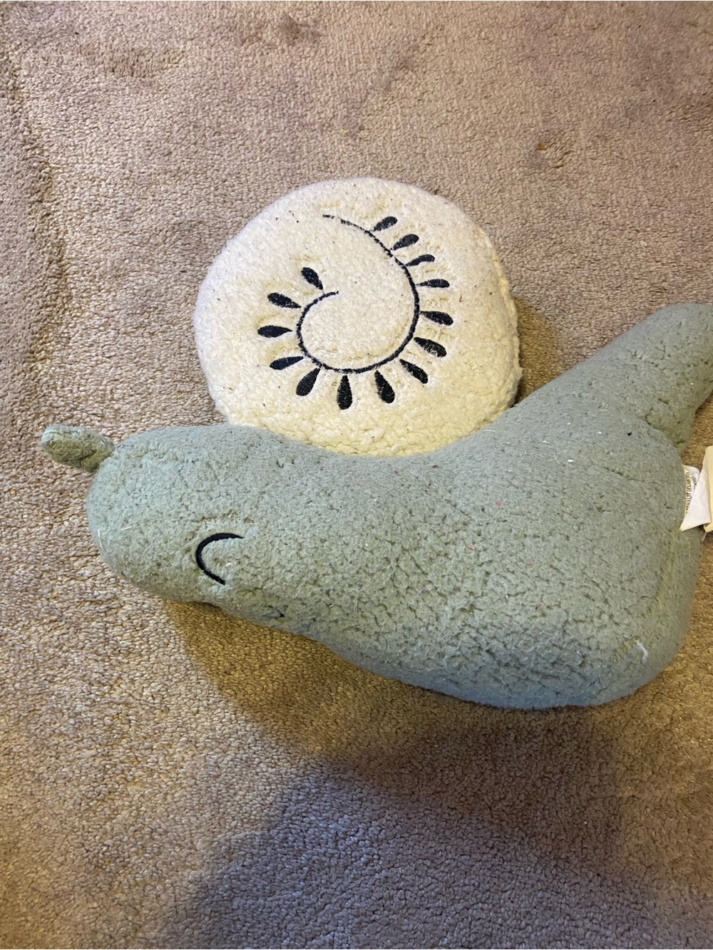 Plush Pear Pillow - Sage Green